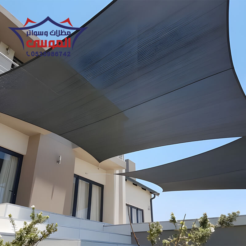 مظلة شد انشائي مظلات وسواتر الموسى