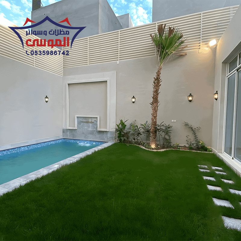 مظلات وسواتر الموسى سواتر حديد