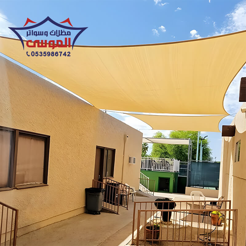 تركيب مظلات شد انشائي الرياض مؤسسة مظلات وسواتر الموسى