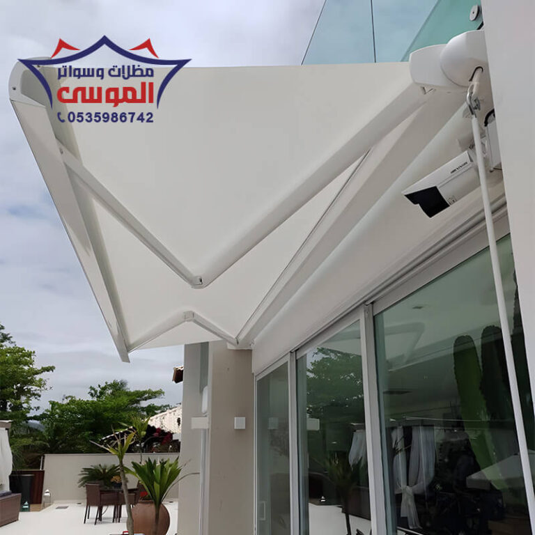 تركيب مظلات كهربائية متحركة فالرياض