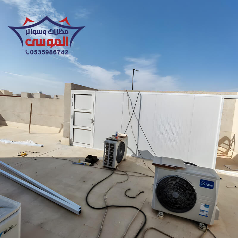 غرف ساندوتش بانل مؤسسة مظلات وسواتر الموسى